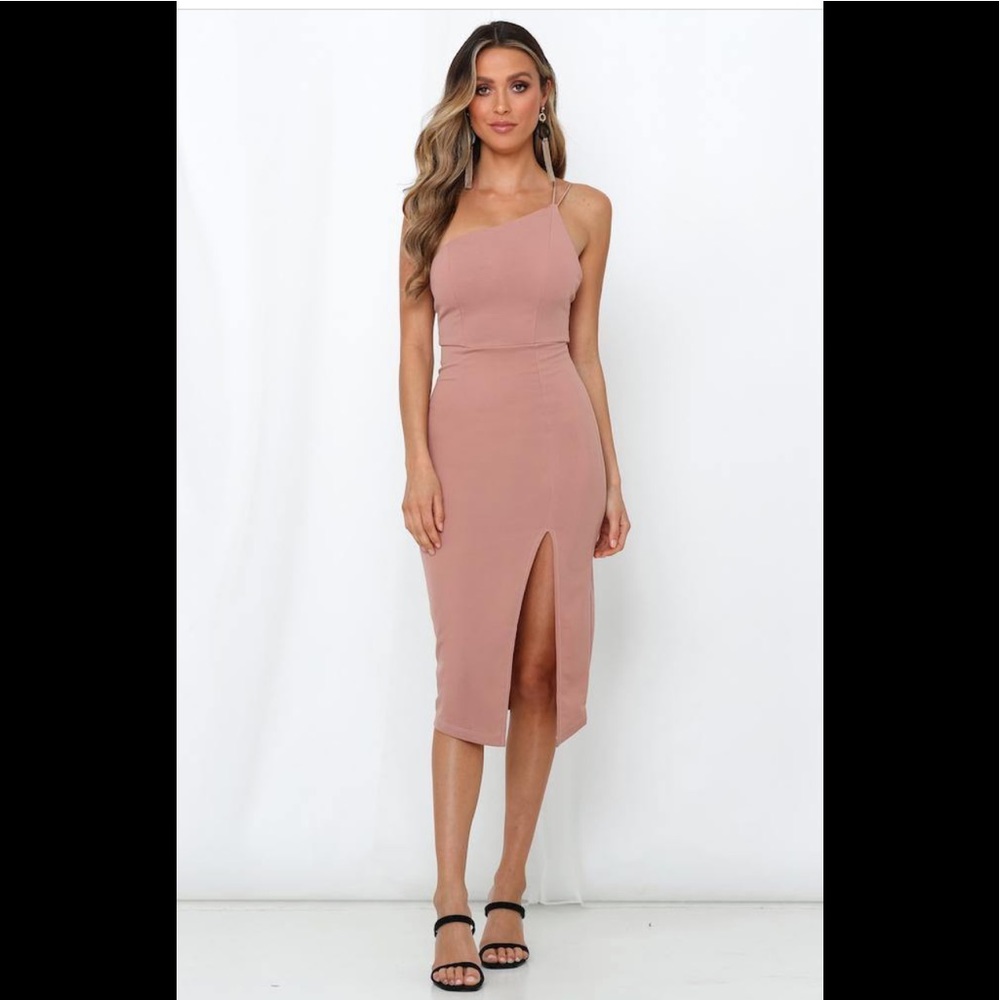 Hello Molly Taking it Back Dress Blush